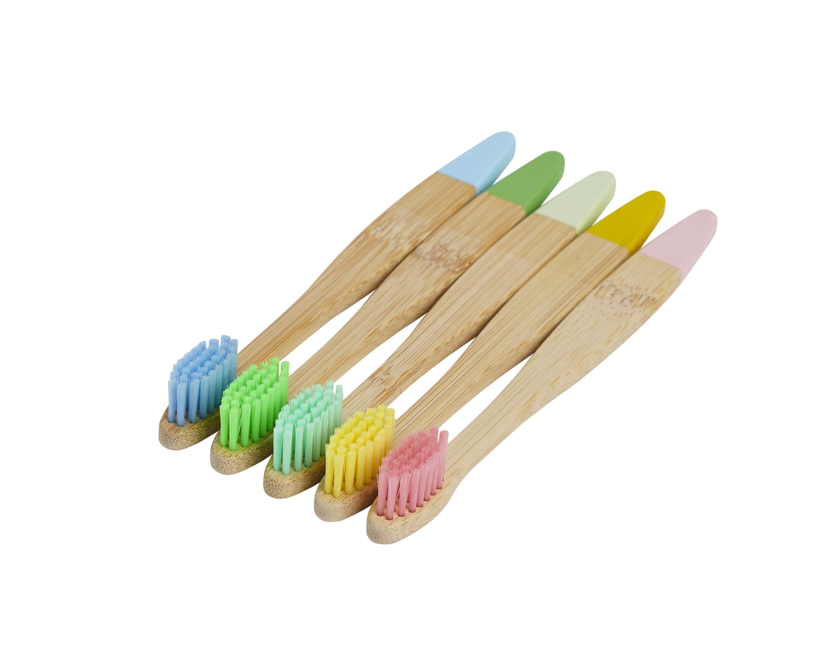 Bamboo Toothbrushes - 5 Pack - Kids