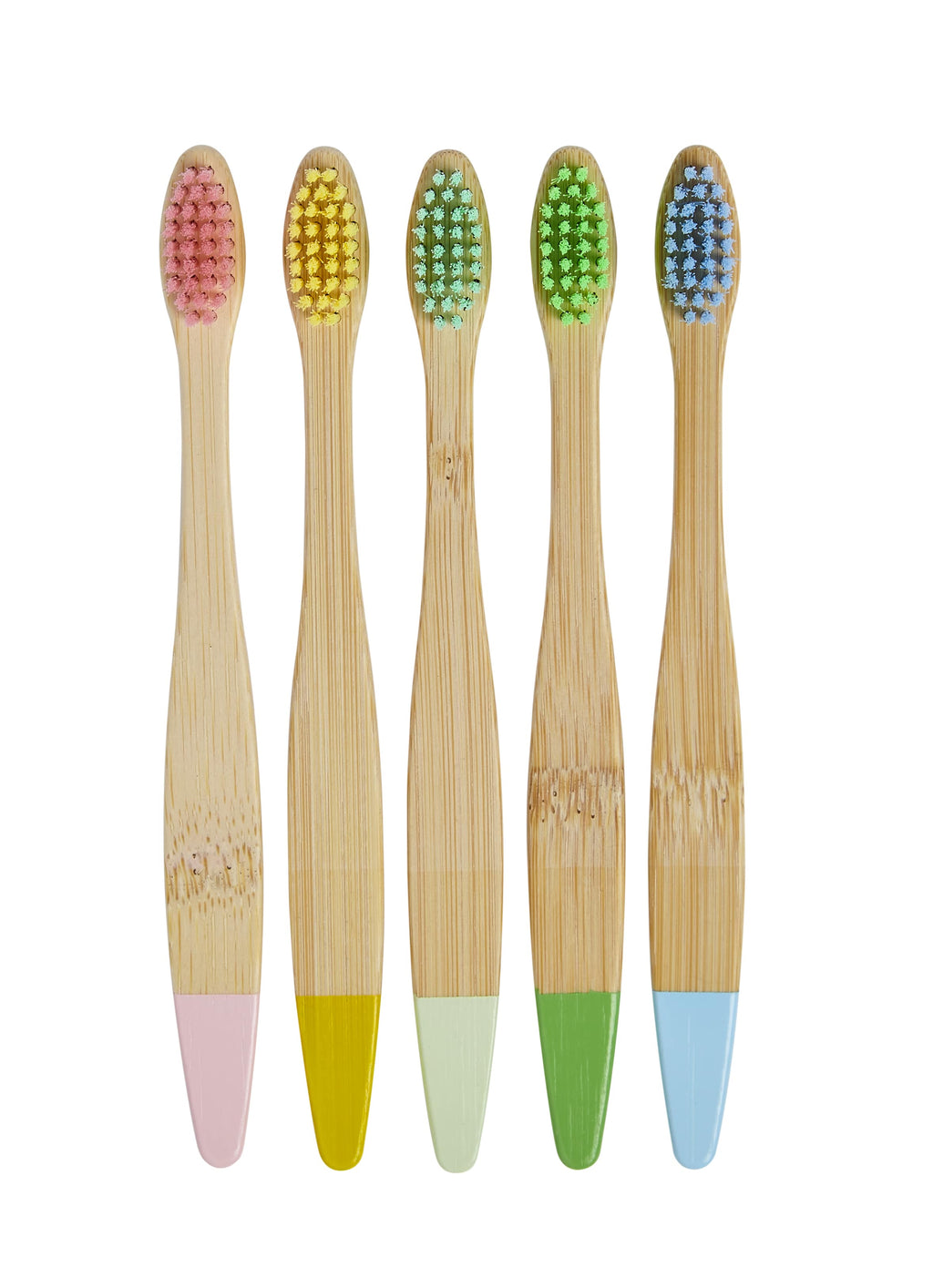 Bamboo Toothbrushes - 5 Pack - Kids
